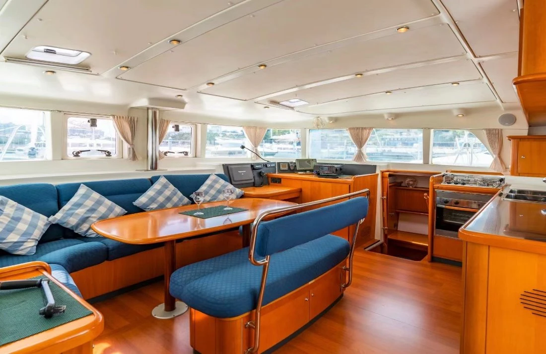Lagoon 440 catamaran luxury sailing yacht