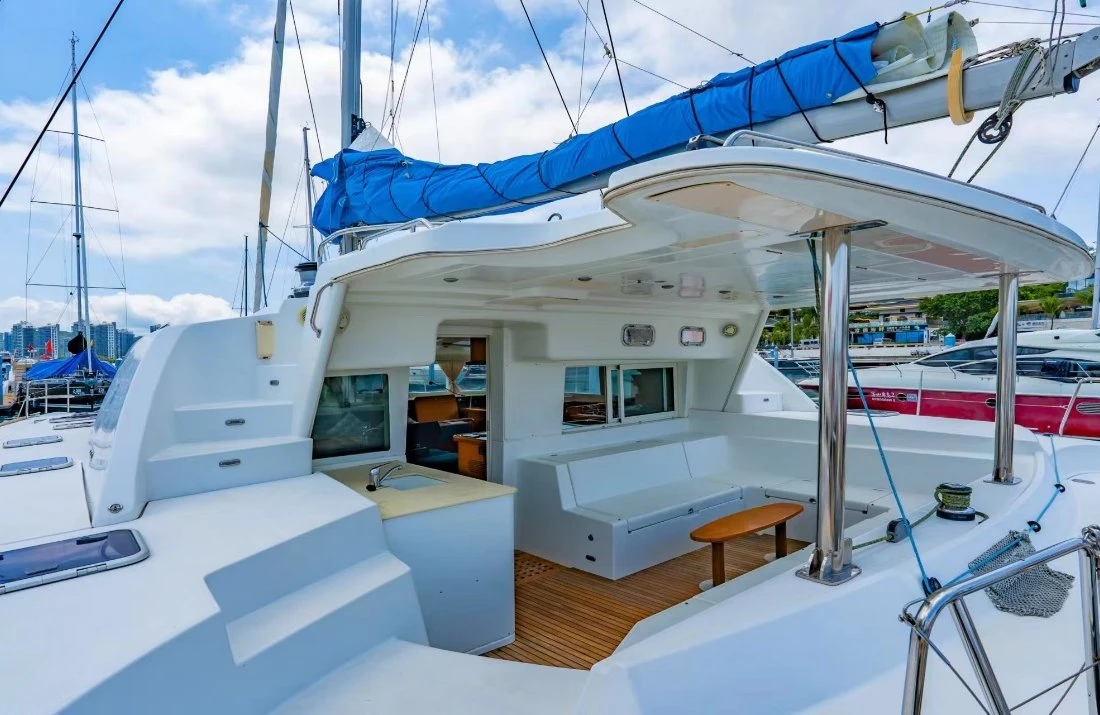 Lagoon 440 catamaran luxury sailing yacht