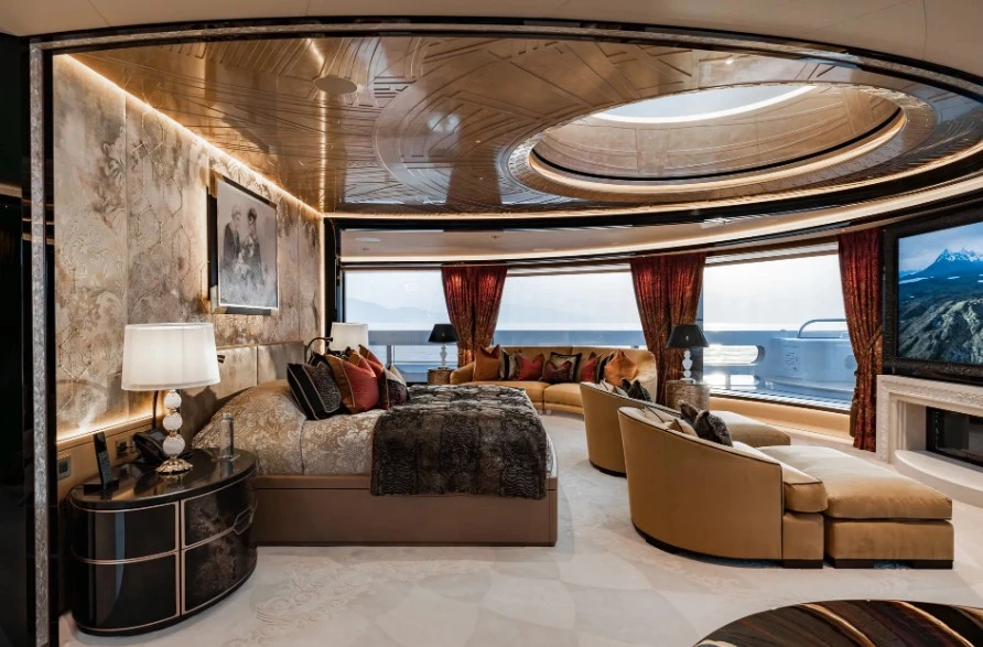 Lürssen Kismet bedrooms