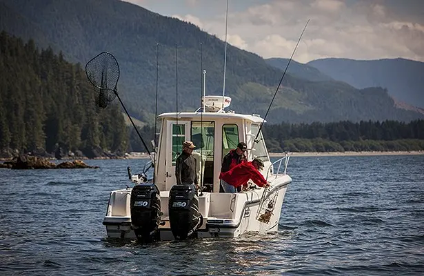 Fishing boats on the water