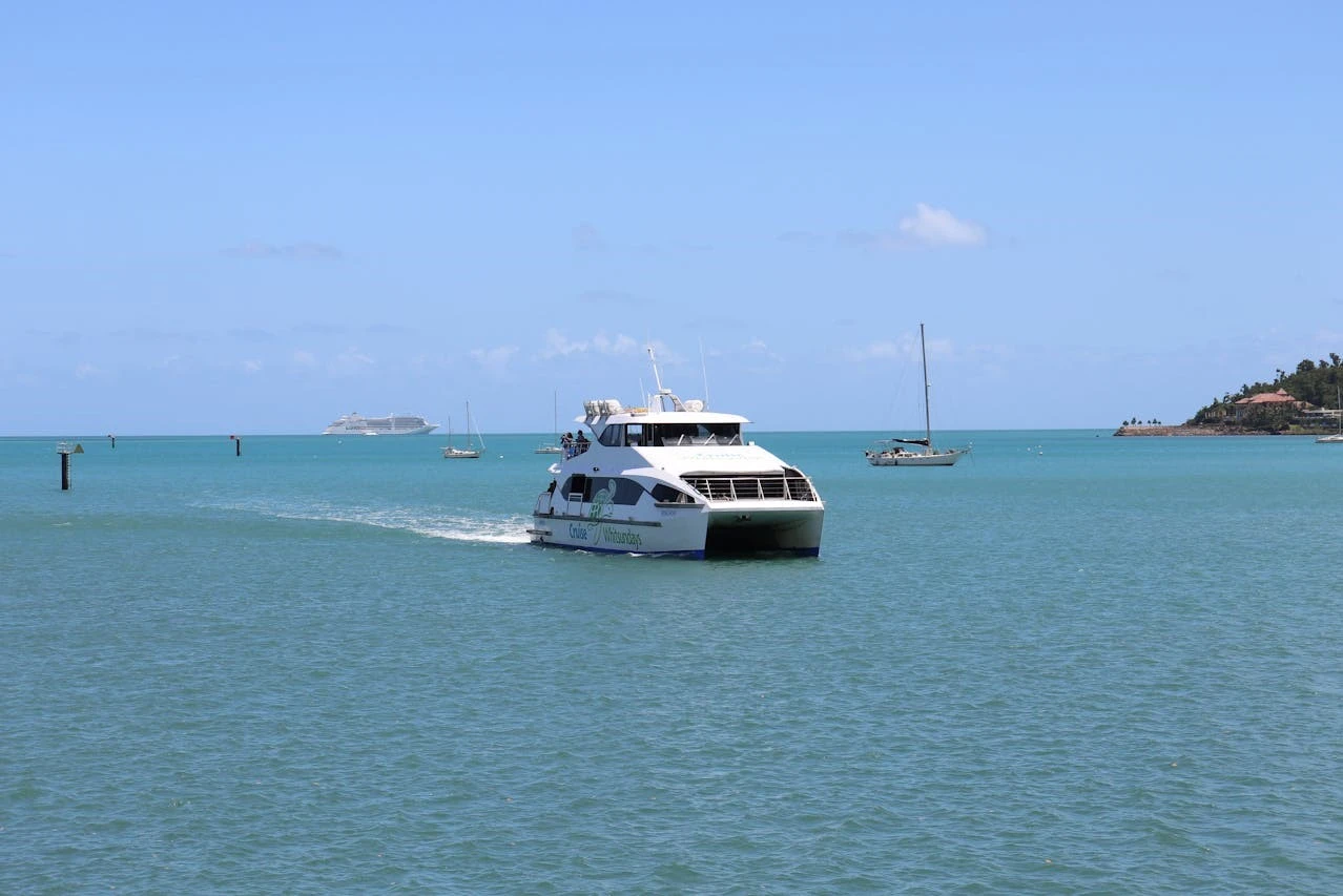 Yachts sail the seas