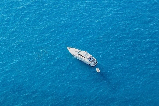 Yachts sail the seas