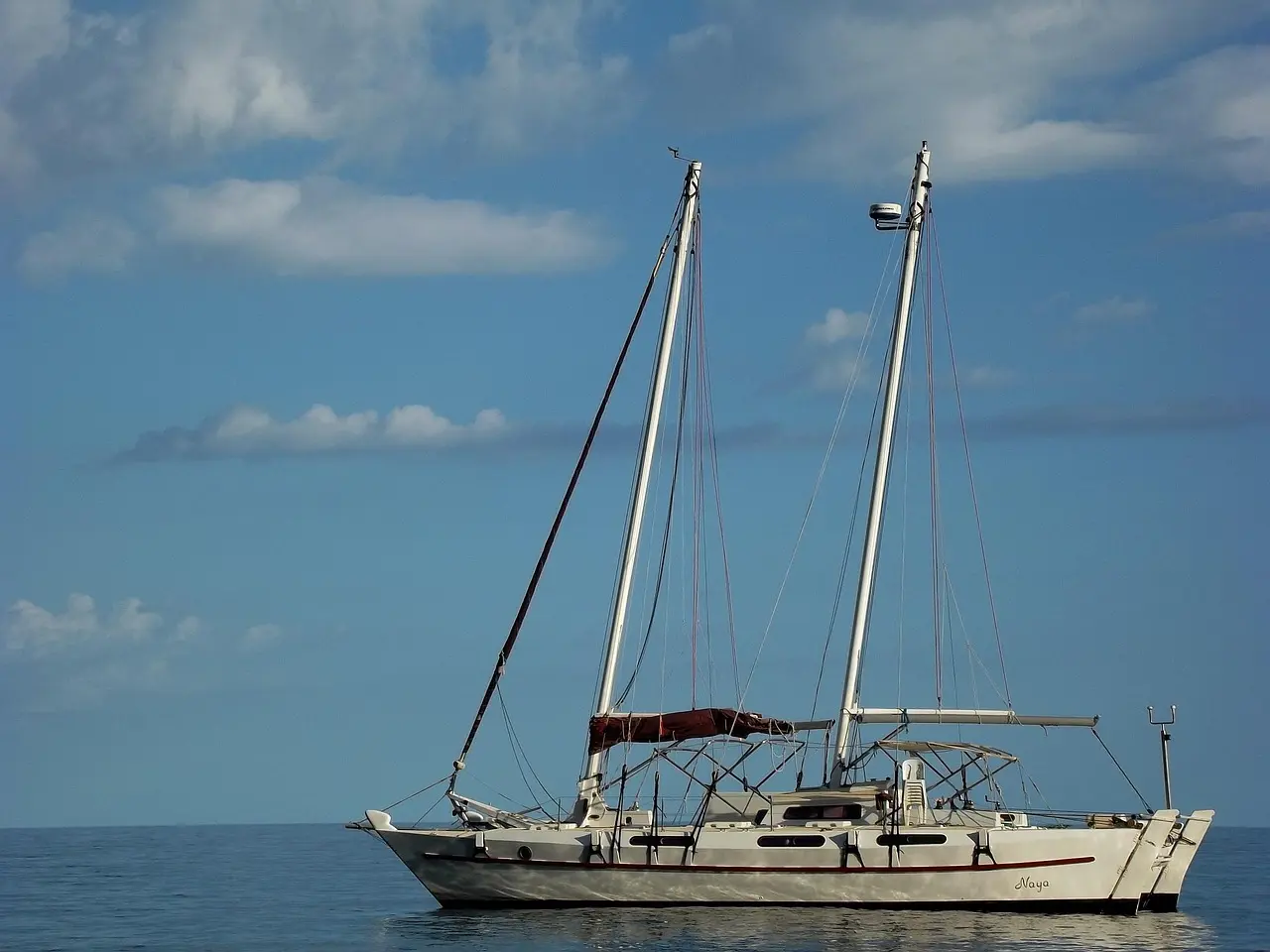 Yachts sail the seas