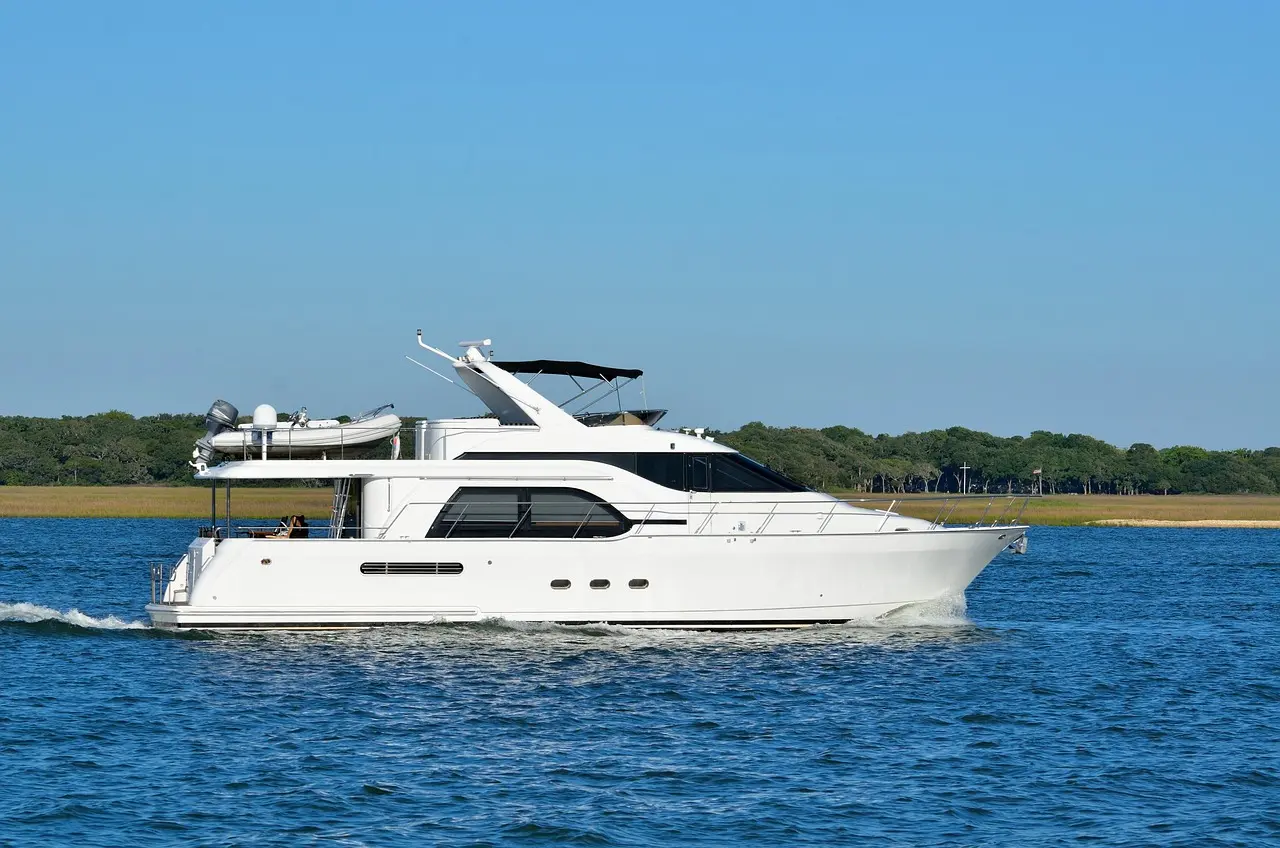 Yachts sail the seas