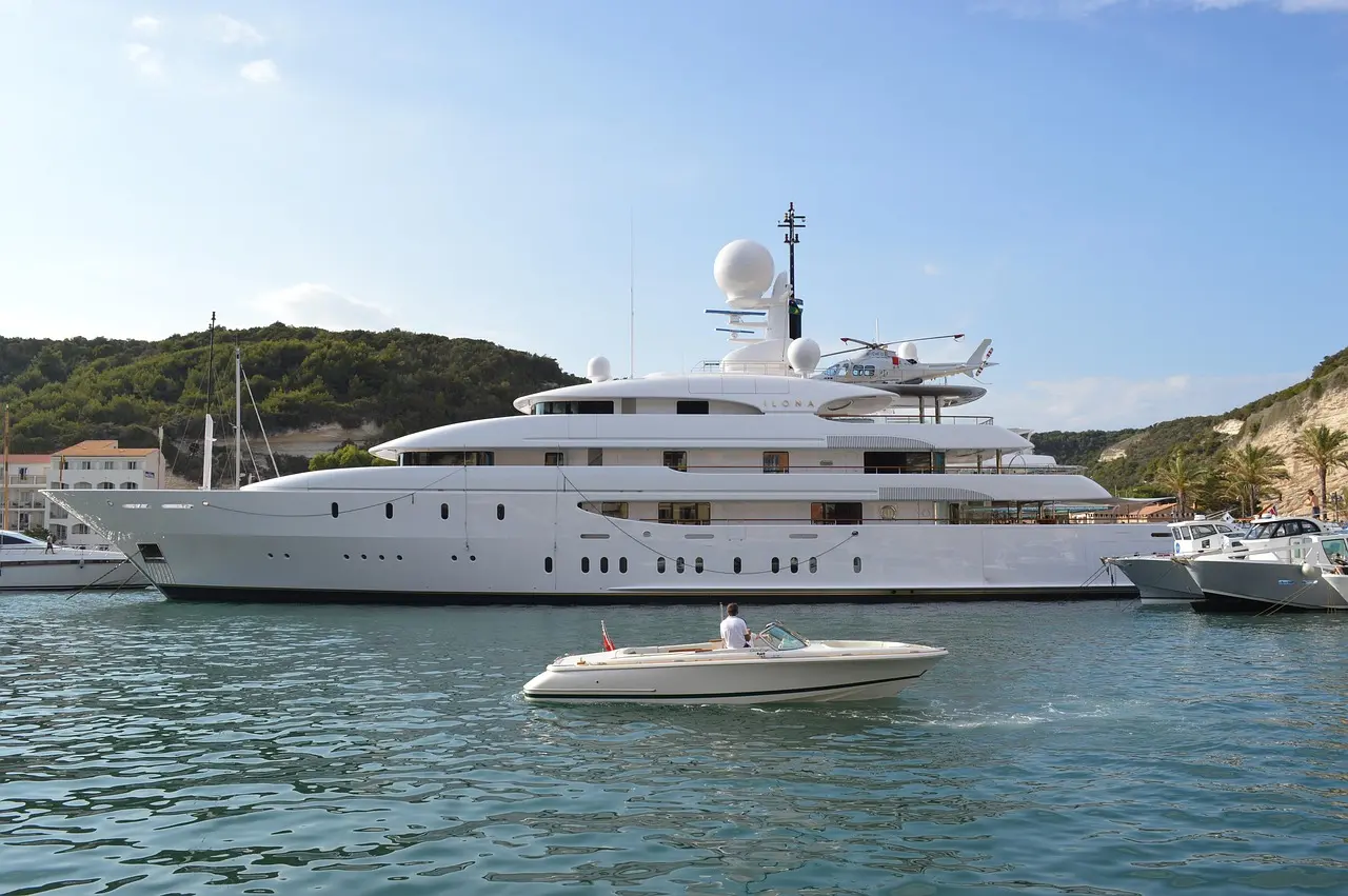 Yacht on the water