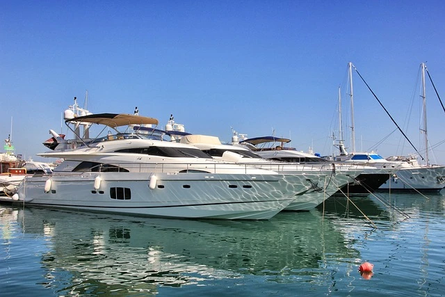 Yacht on the water
