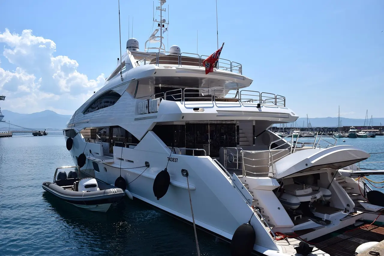 Yacht on the water
