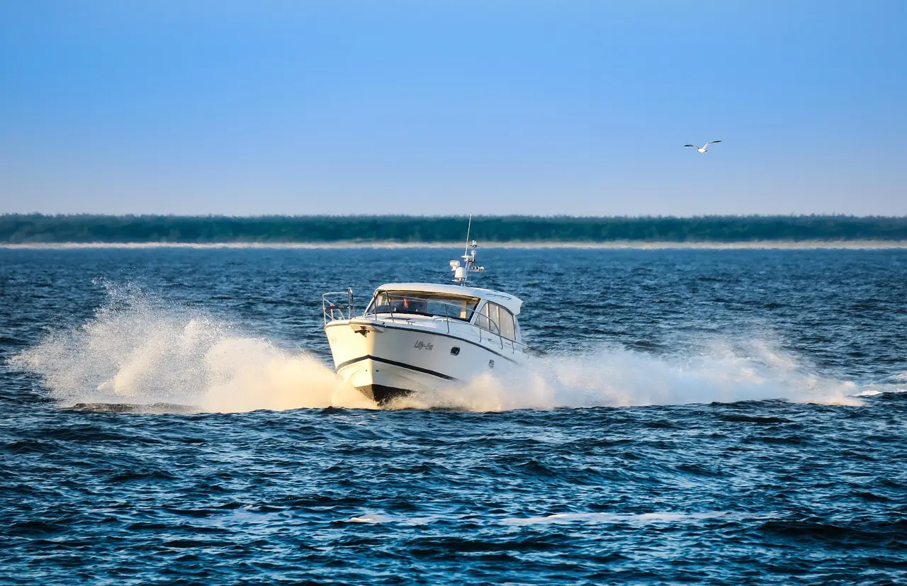 Yacht sailing on the water