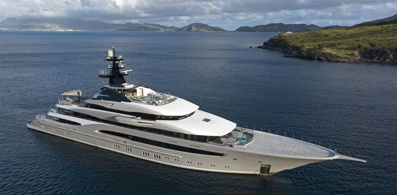 Yacht on the water