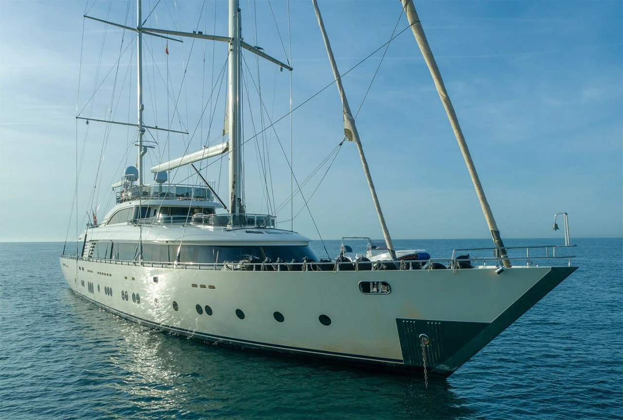 Yacht on the water