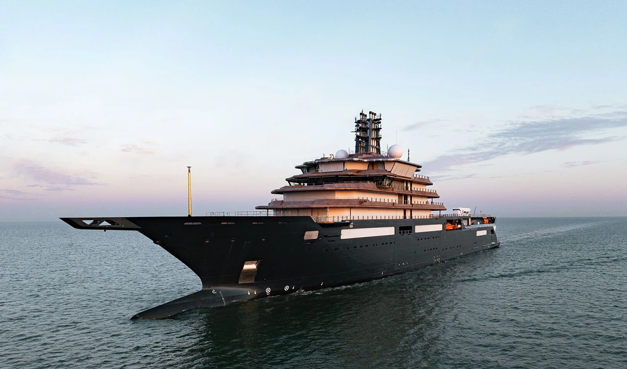 Yacht on the water