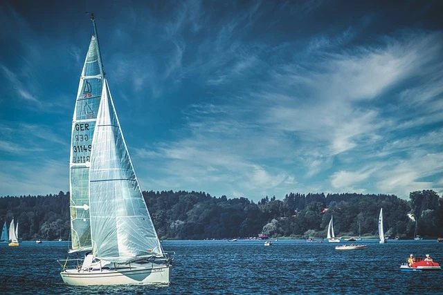 Sailboat on the water