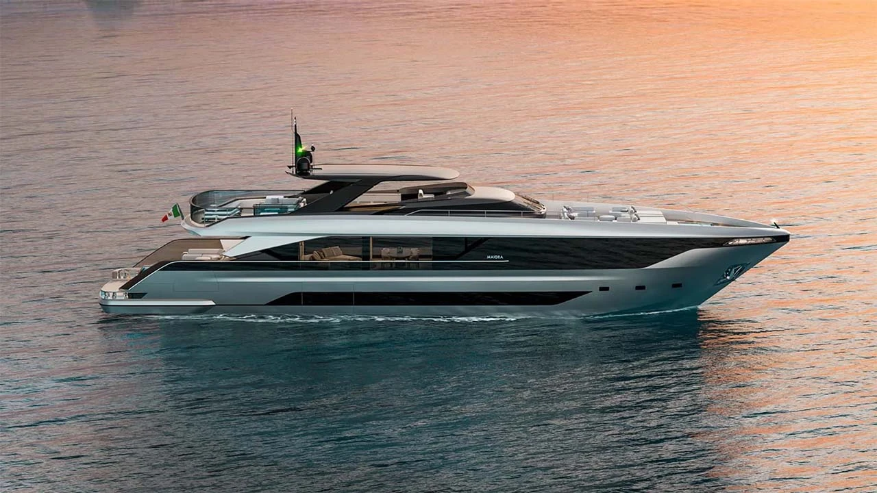Yacht on water