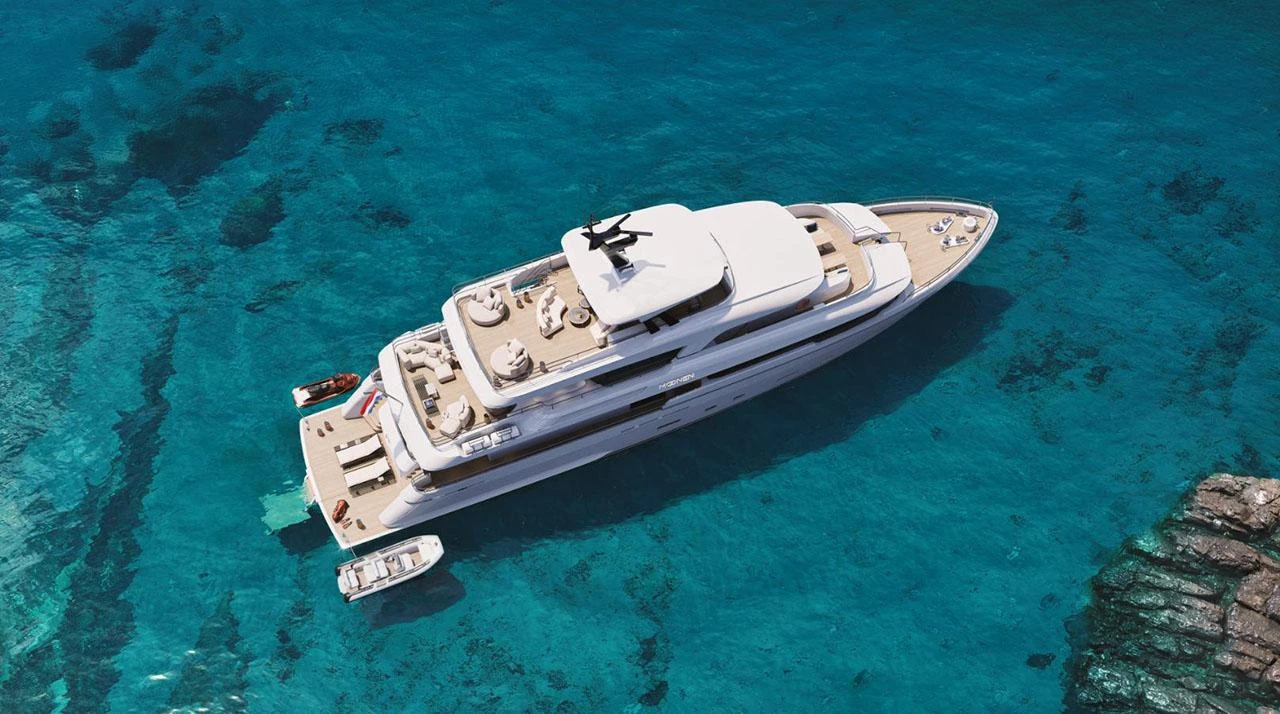 Yacht on the water