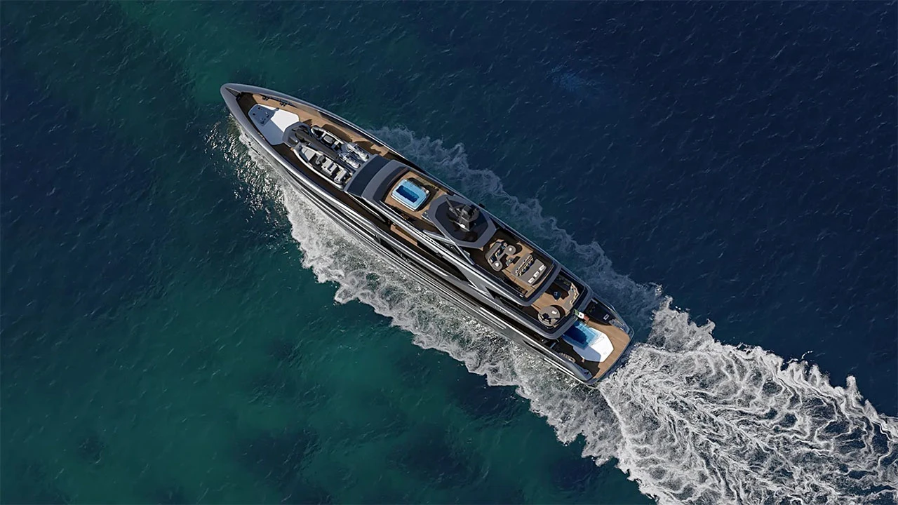 Yacht on the water
