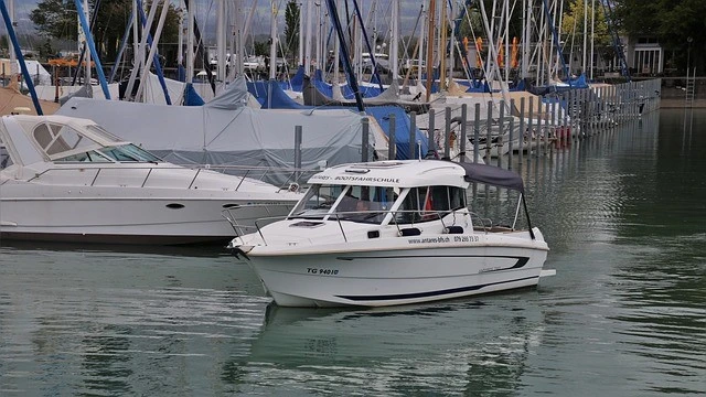 Yacht on the water